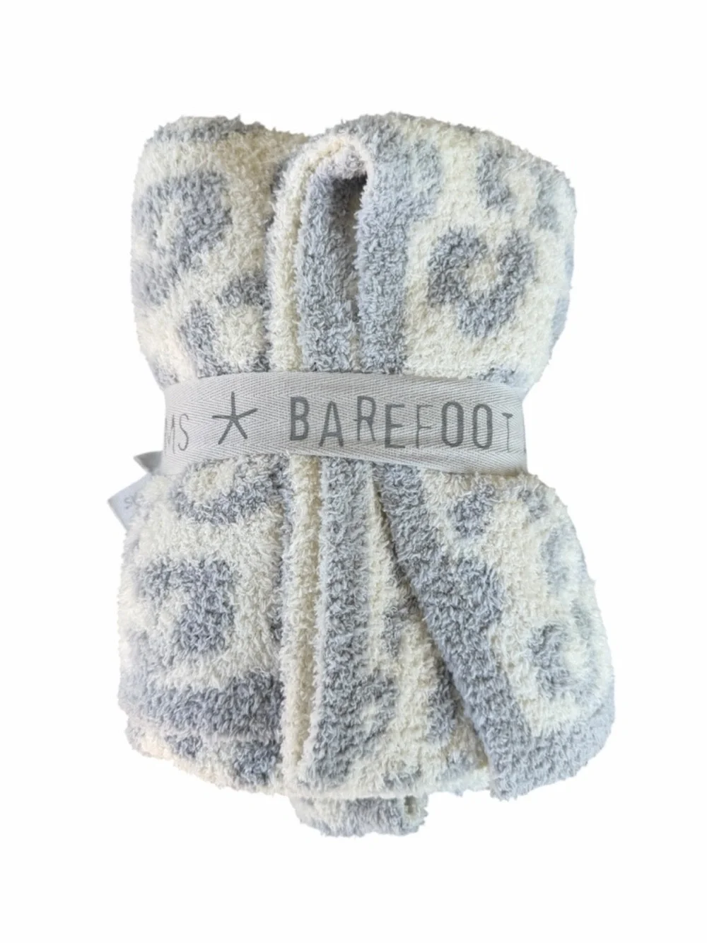 Barefoot Dreams Barefoot in the Wild CozyChic Baby Blacket Ocean/Cream 30x32 NWT